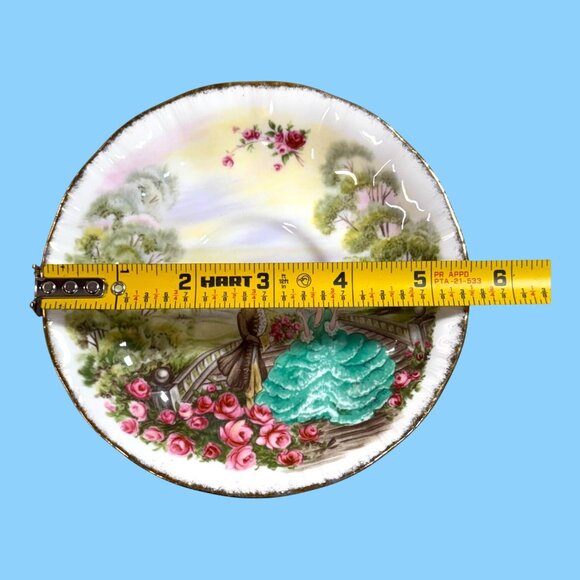 Paragon Vintage Tea Cup 1900s England HM Queen Pottery Courting Couple Victorian - Picture 6 of 10